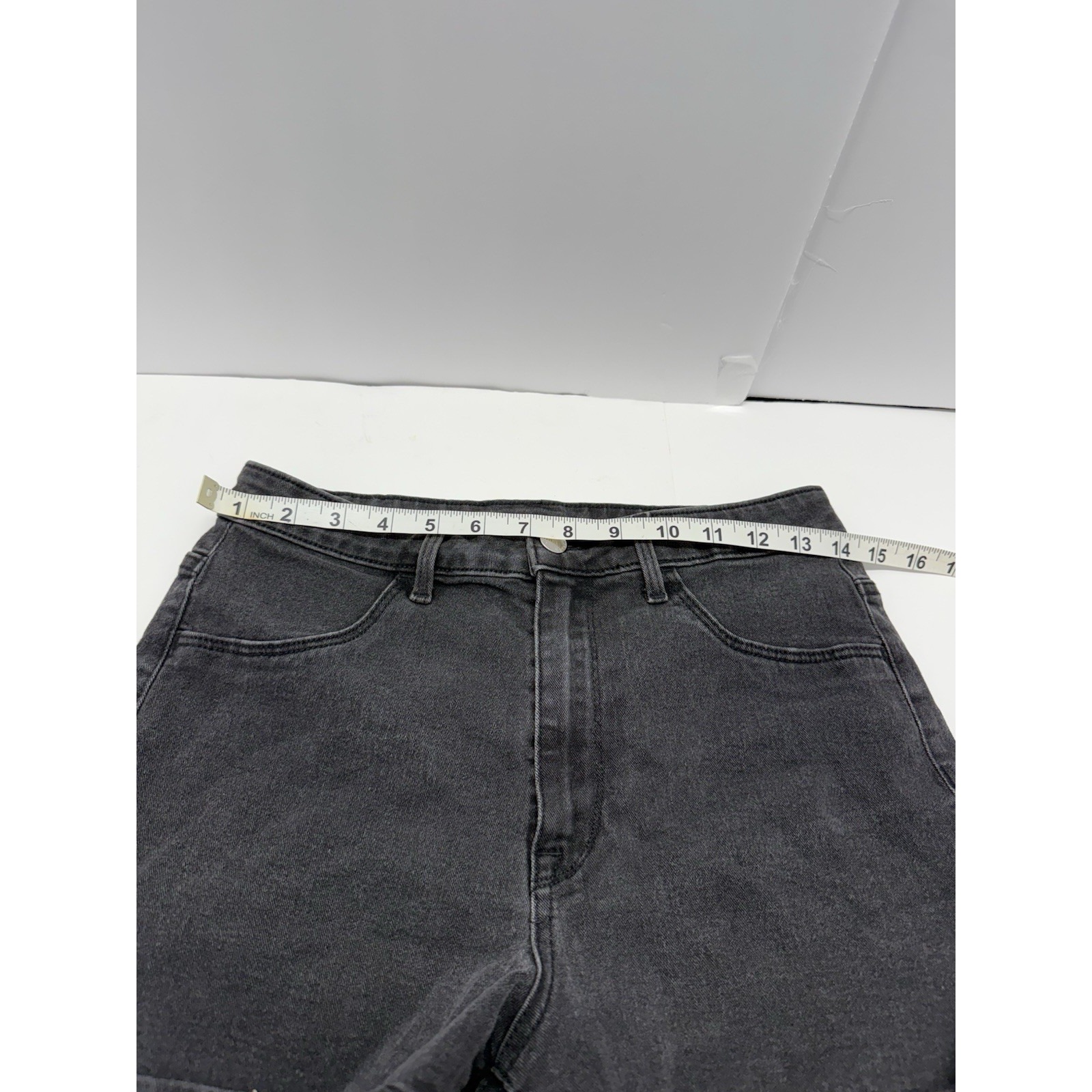 Black H&M Stretch Shorts Size 6 With Pockets Women's Stretchy